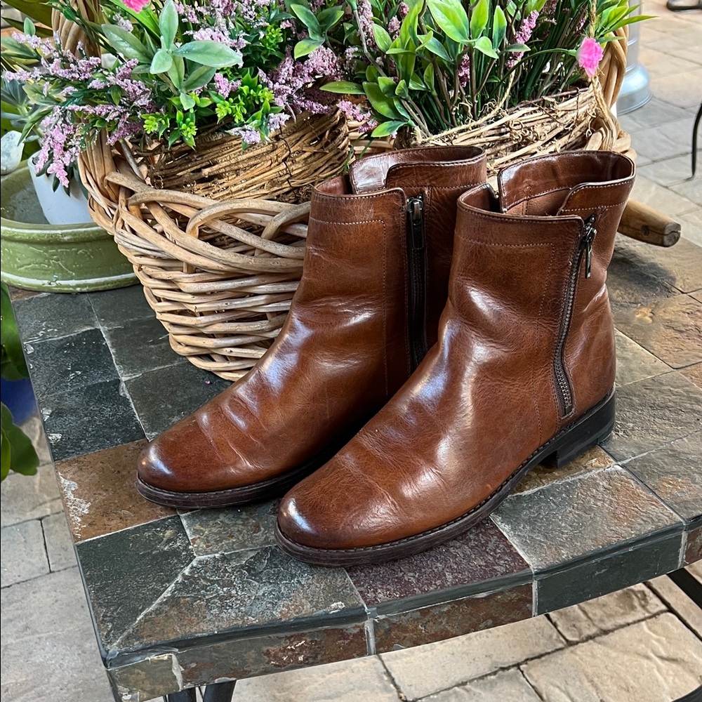 Frye zip boots 8/ 8.5